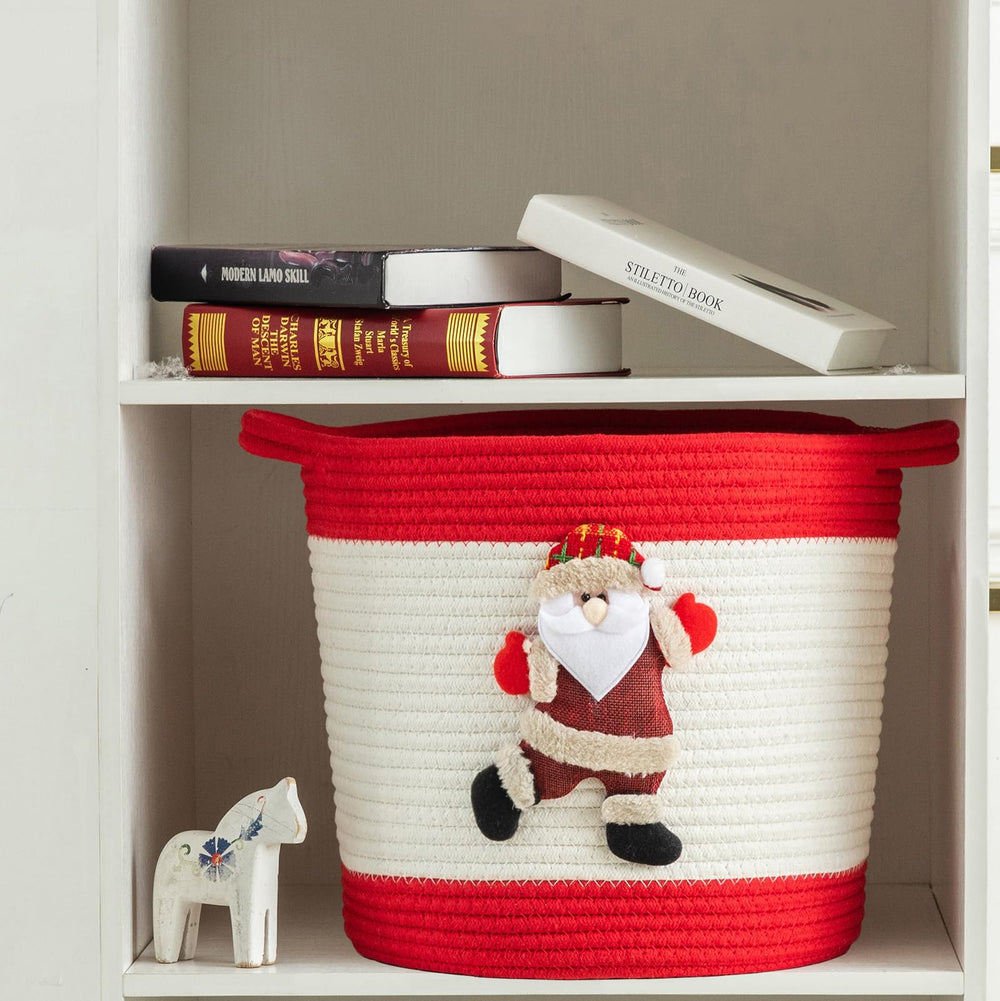 HomeyPine nursery decor basket doubles as a soft storage solution.