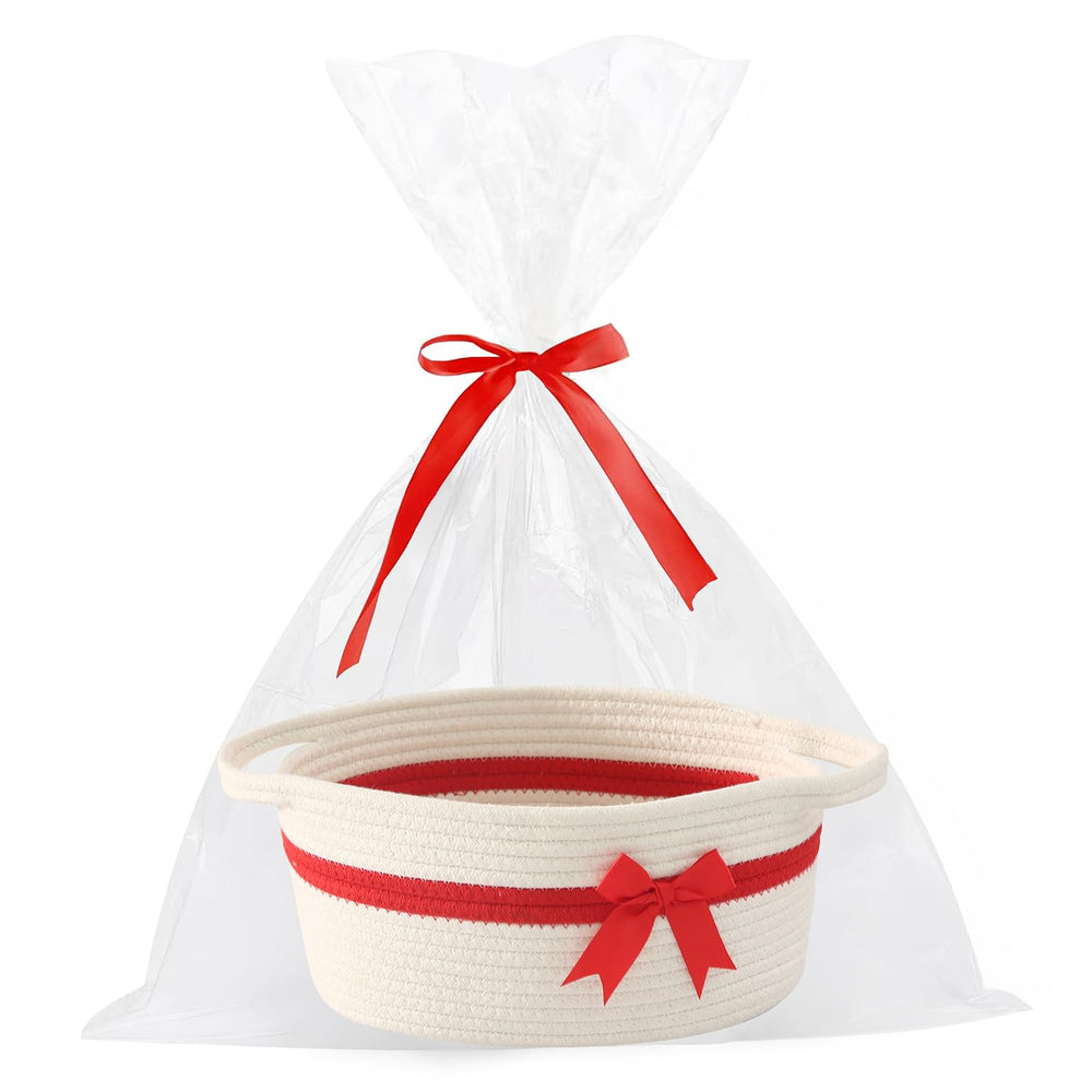 HomeyPine multiuse-basket-towels-books: tidy towels and books within easy reach.