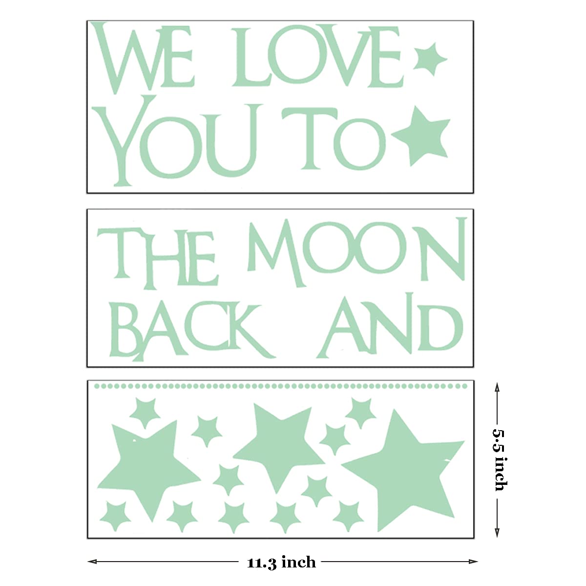 Homics eco-friendly PVC material ensures safe, lightweight wall decor for kids.