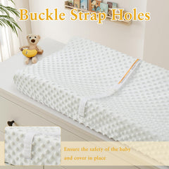 Homiest Minky Dot fabric close-up showing plush softness for delicate skin