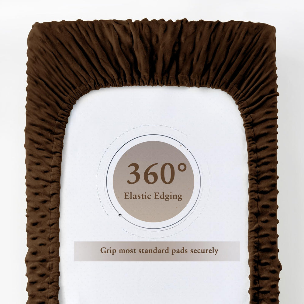 Homiest nursery-neutral hues blend with any decor for calm care routines.