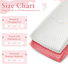 Homiest changing pad cover white-beige, clean look that blends with nursery