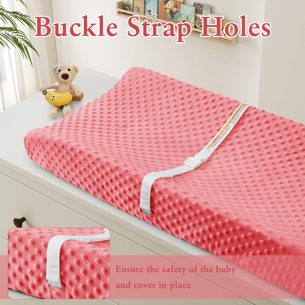 Homiest changing pad cover white-black, versatile nursery staple for durable use
