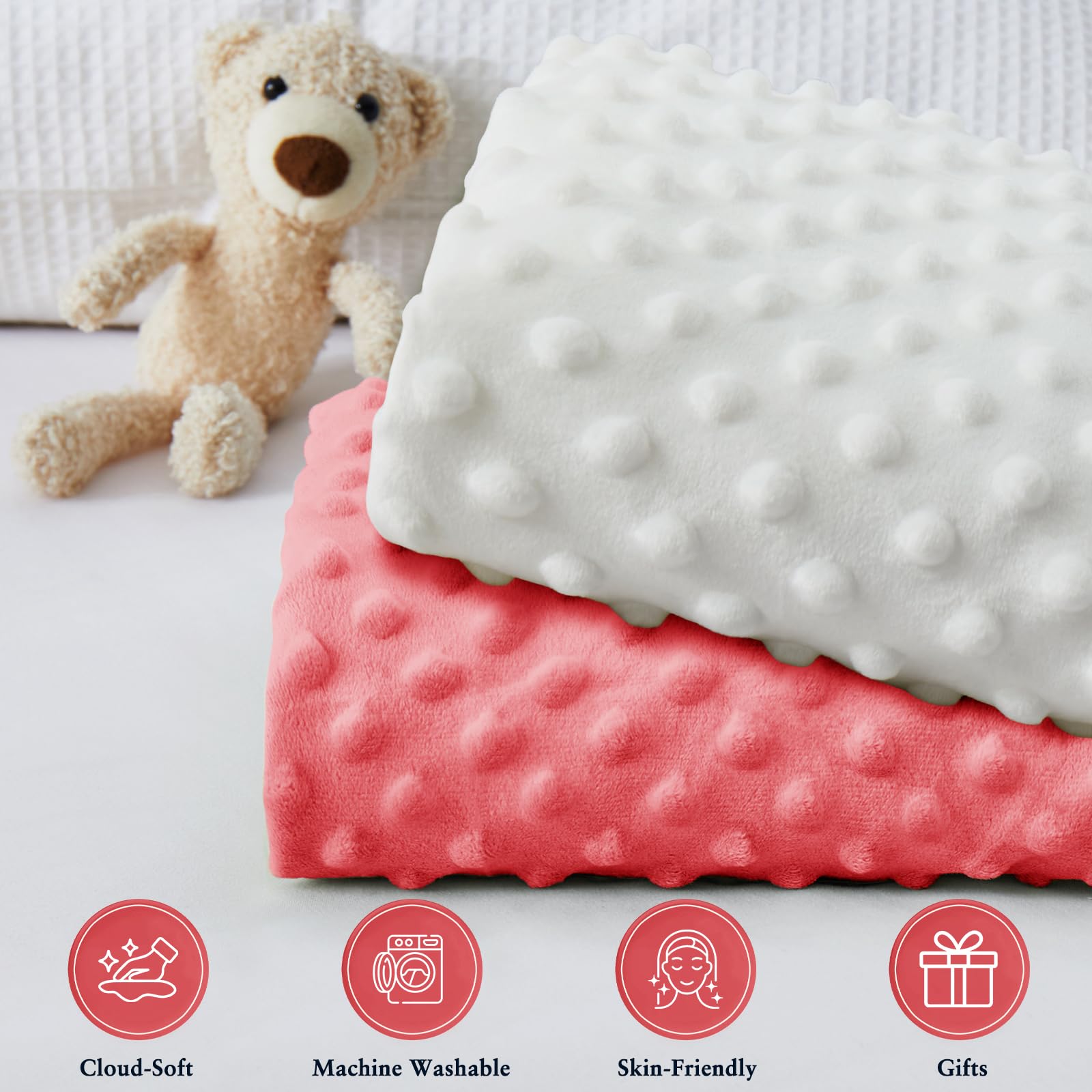 Homiest changing pad cover white-light gray, breathable feel for comfortable changes