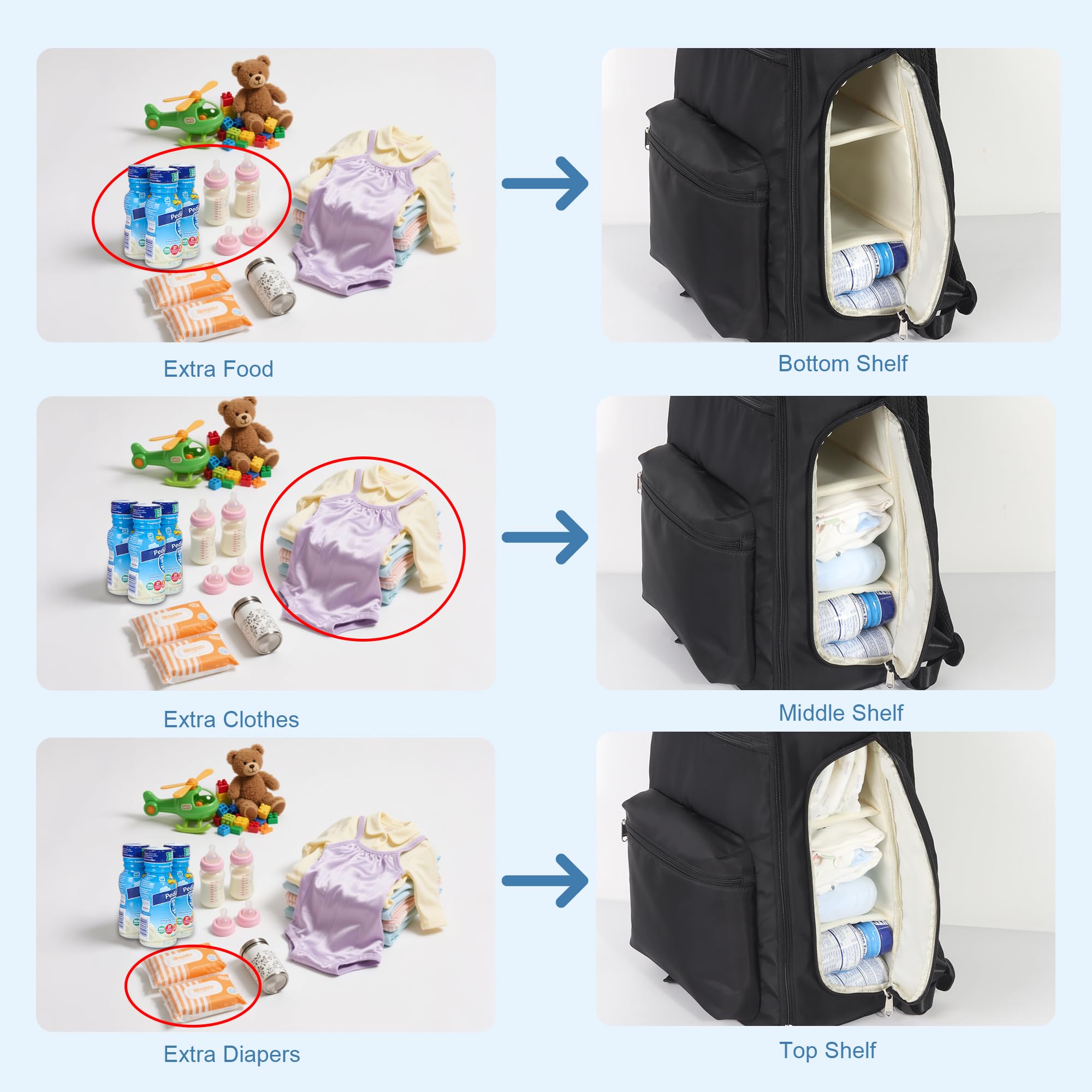 HOMIGLAM waist pack keeps essentials within easy reach during busy outings.