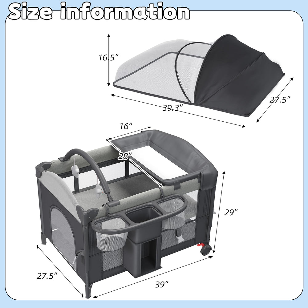 HOMMOW bassinet with swing tube demonstrates cradle-mode soothing during late-night feeds.