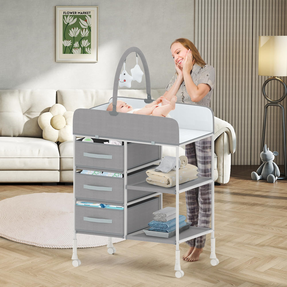 HOMMOW durable metal frame offers sturdy support and lasting durability.