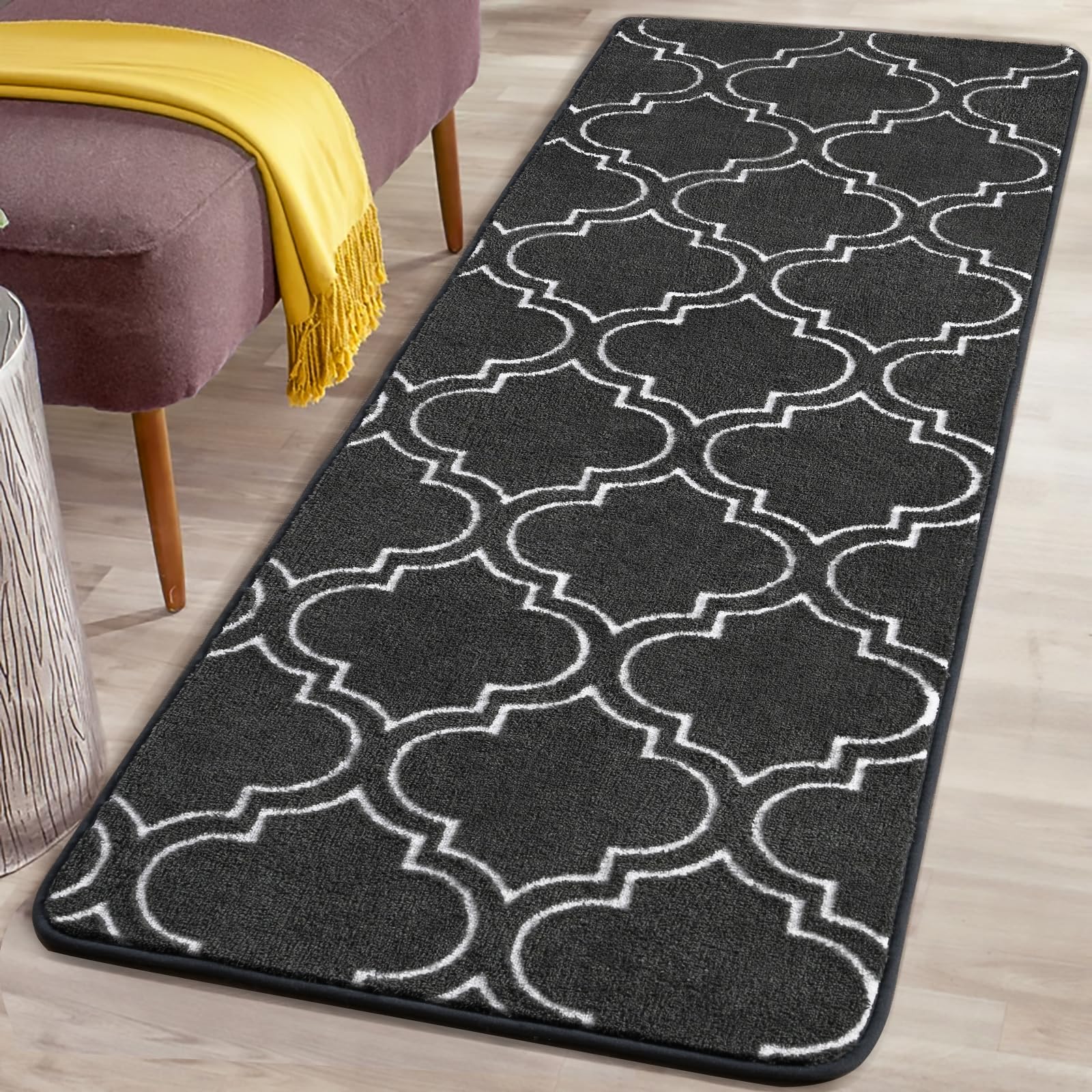 HOMORE 2x6 runner rug in vacuum sealed packaging ready to unbox