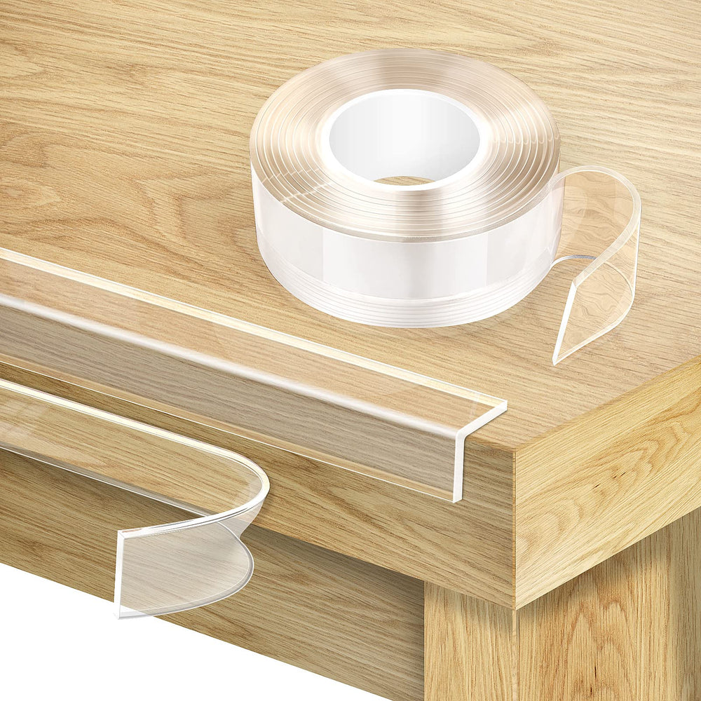 HOMREALM transparent corner guards preserve furniture appearance while protecting edges
