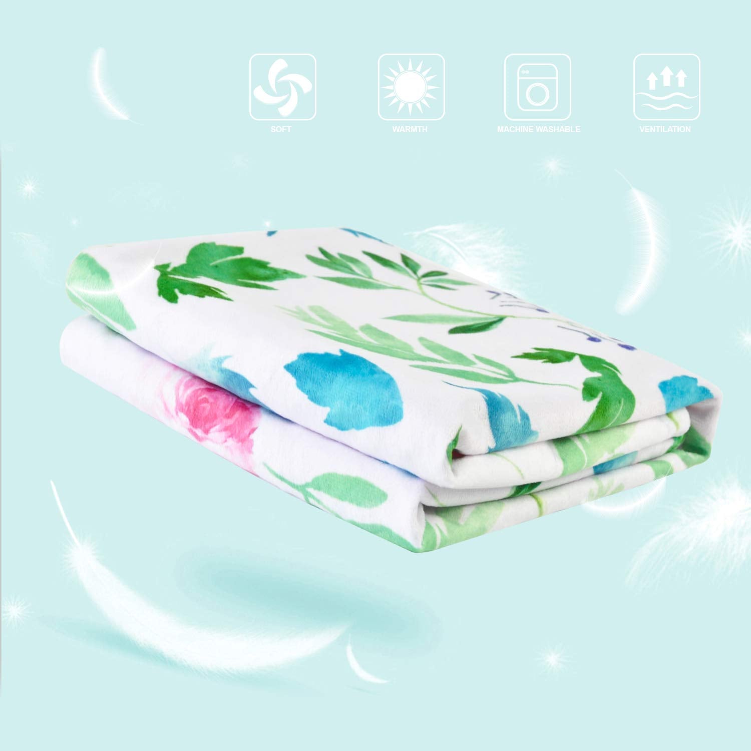 HOMRITAR 30x40 inch blanket ideal for all-season warmth and naps