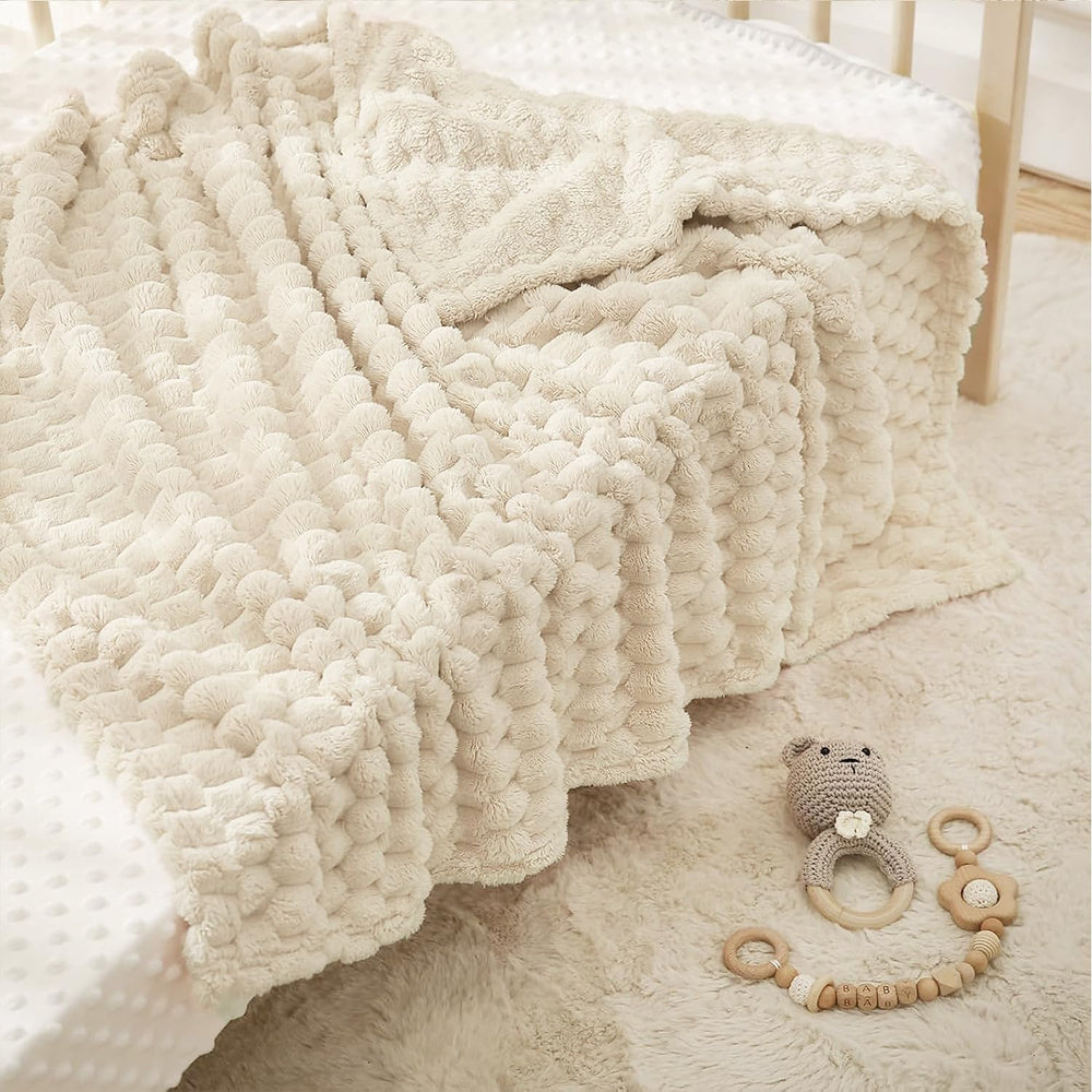 HOMRITAR baby blanket nursery-decor usage provides a versatile cozy wrap for travel.