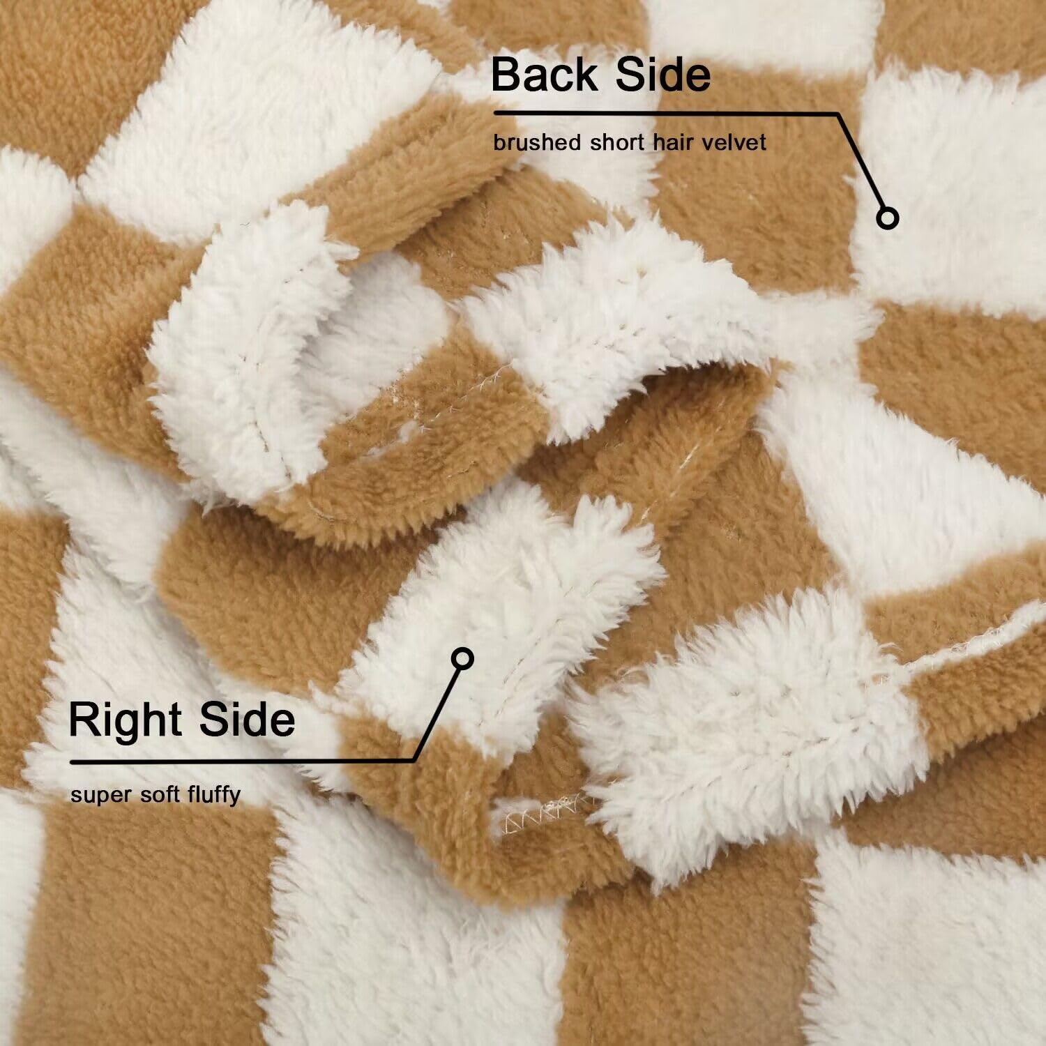 HOMRITAR baby blanket in warm fleece provides year-round comfort.