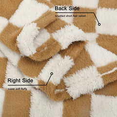 HOMRITAR baby blanket in warm fleece provides year-round comfort.