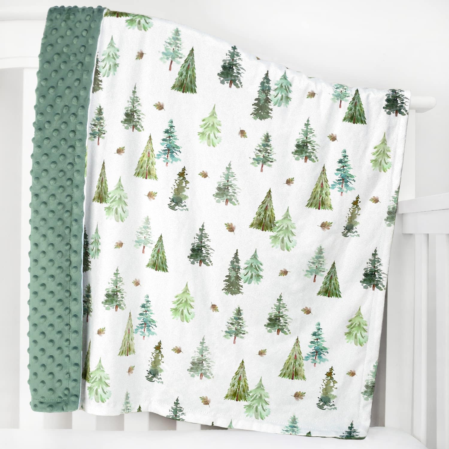 HOMRITAR sage-green color complements nursery styling and soft textures