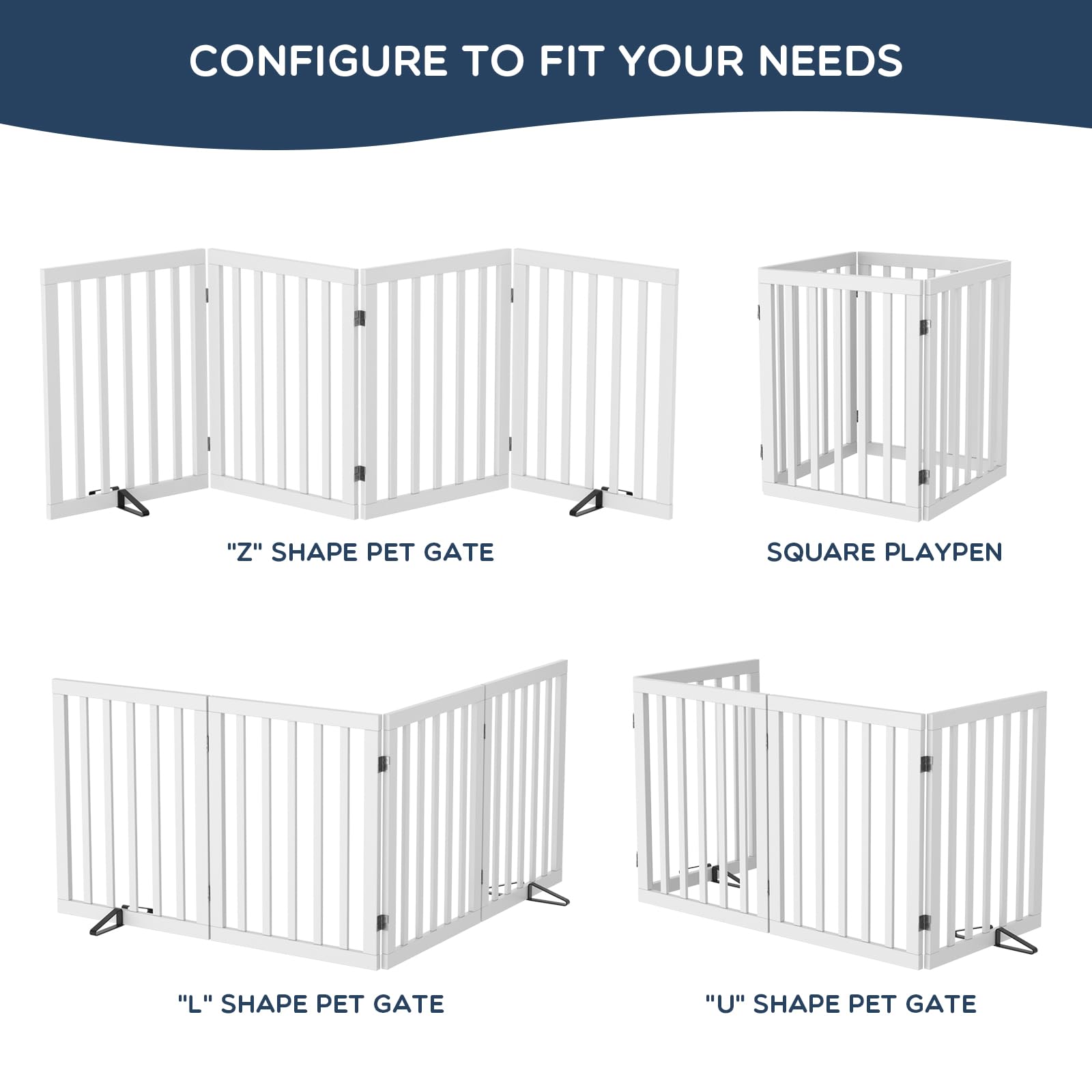 Homykic bamboo non-slip feet protect floors while keeping pets secure.