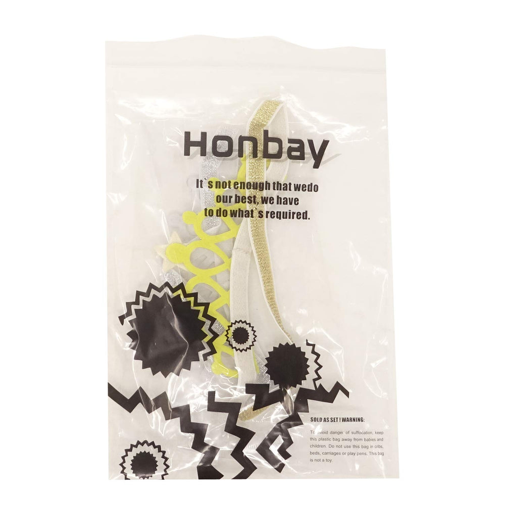 Honbay crown headband soft felt material provides comfortable day-long wear