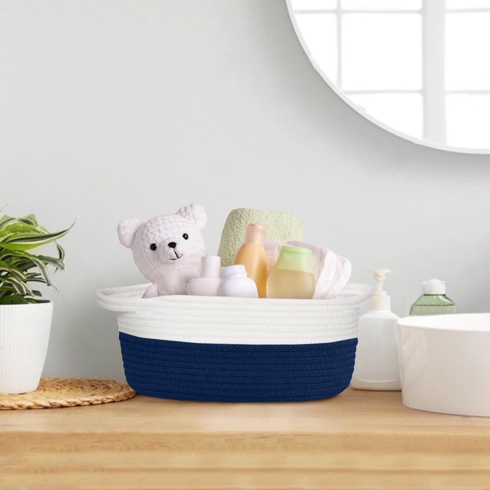 HONCESTA baby toy storage basket, tidy nursery essentials at hand.