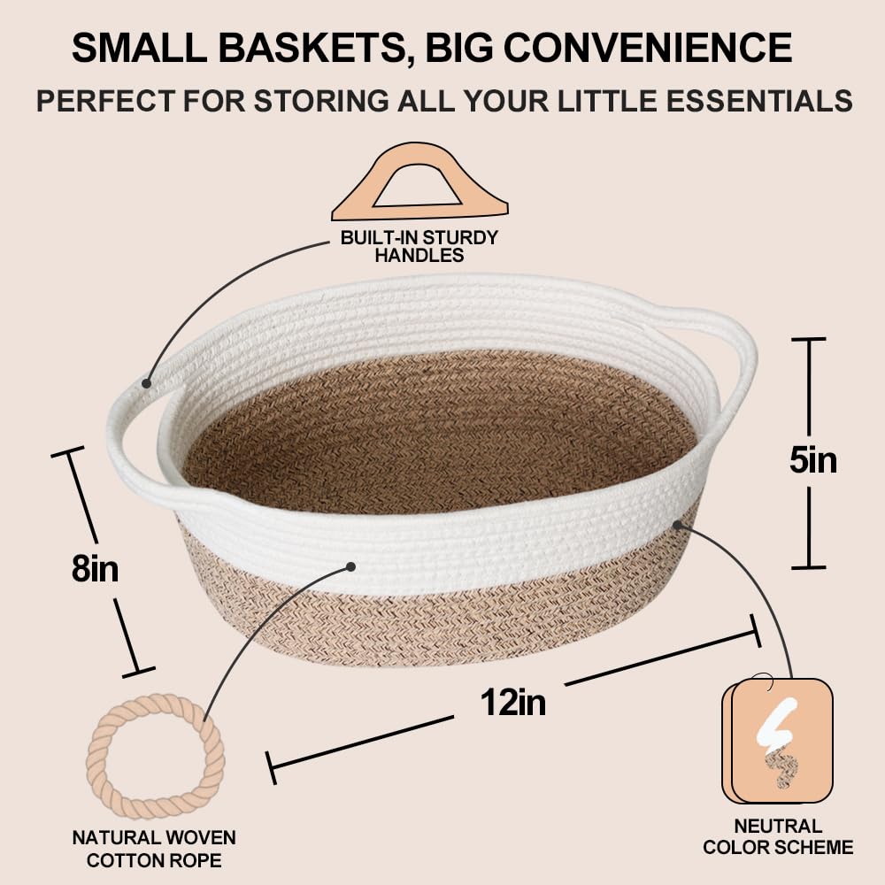 HONCESTA gift basket 12x8x5, compact carrier for arrangements and small gifts.