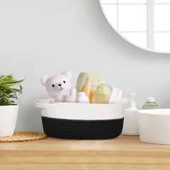 HONCESTA basket in nursery organization setup for diapers and toys.