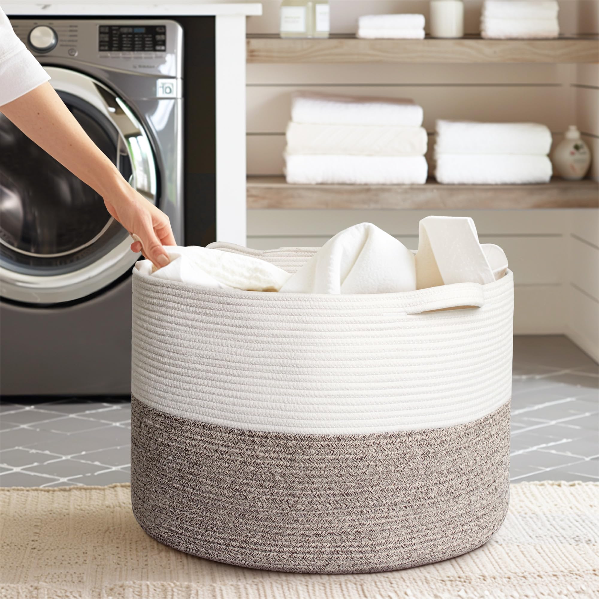HONCESTA soft cotton rope feels plush and safe for kids.