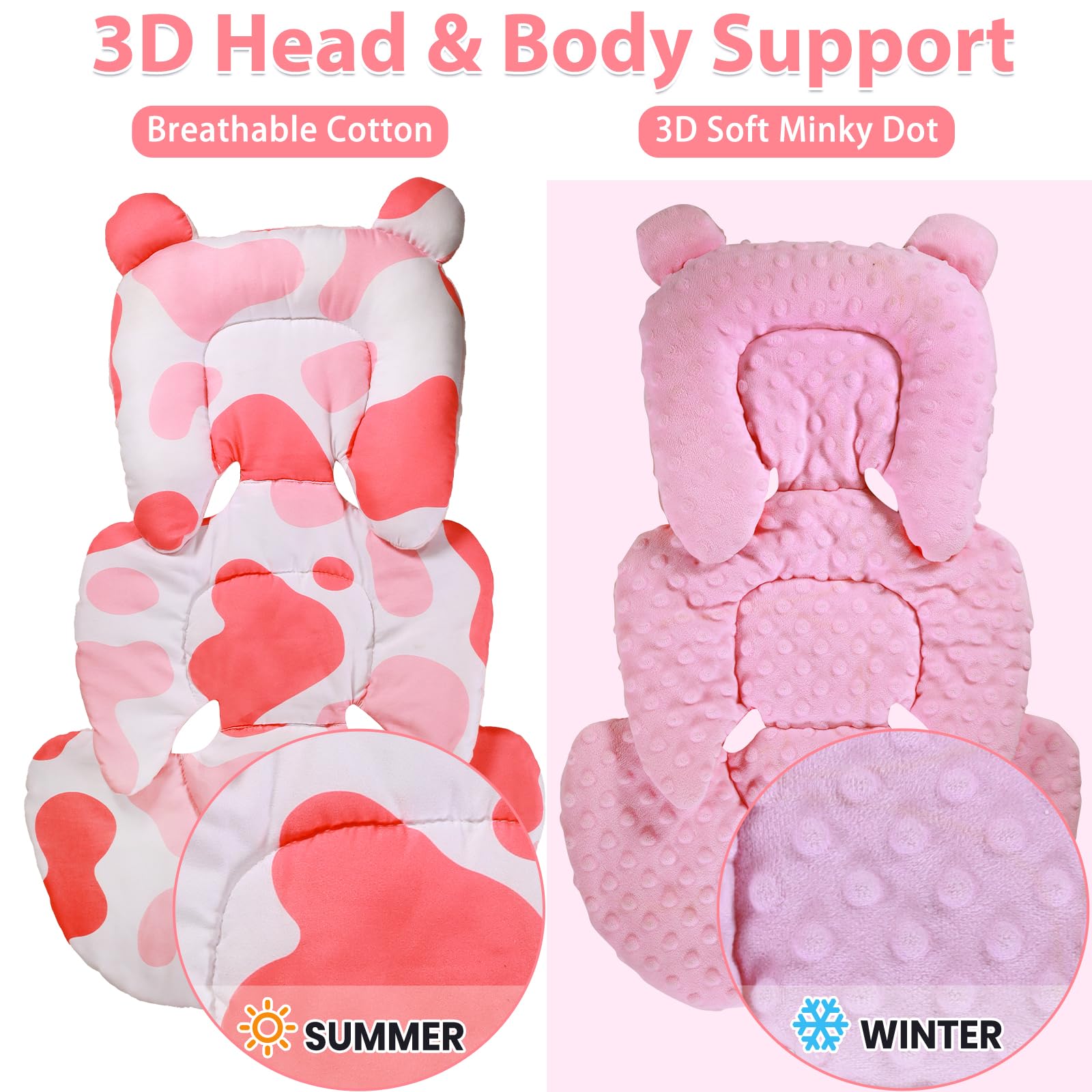 Honeau compatible with Graco, Doona, Nuna, and other strollers and car seats.
