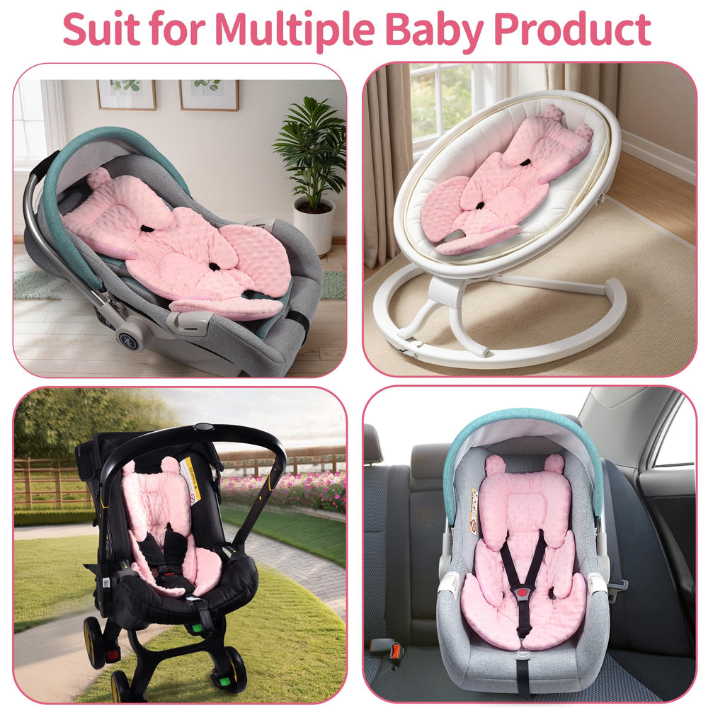 Honeau newborn car seat insert—ideal baby shower gift option.