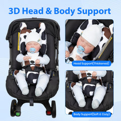 Honeau strap covers gray closeup highlights gentle cushioning and secure harness protection