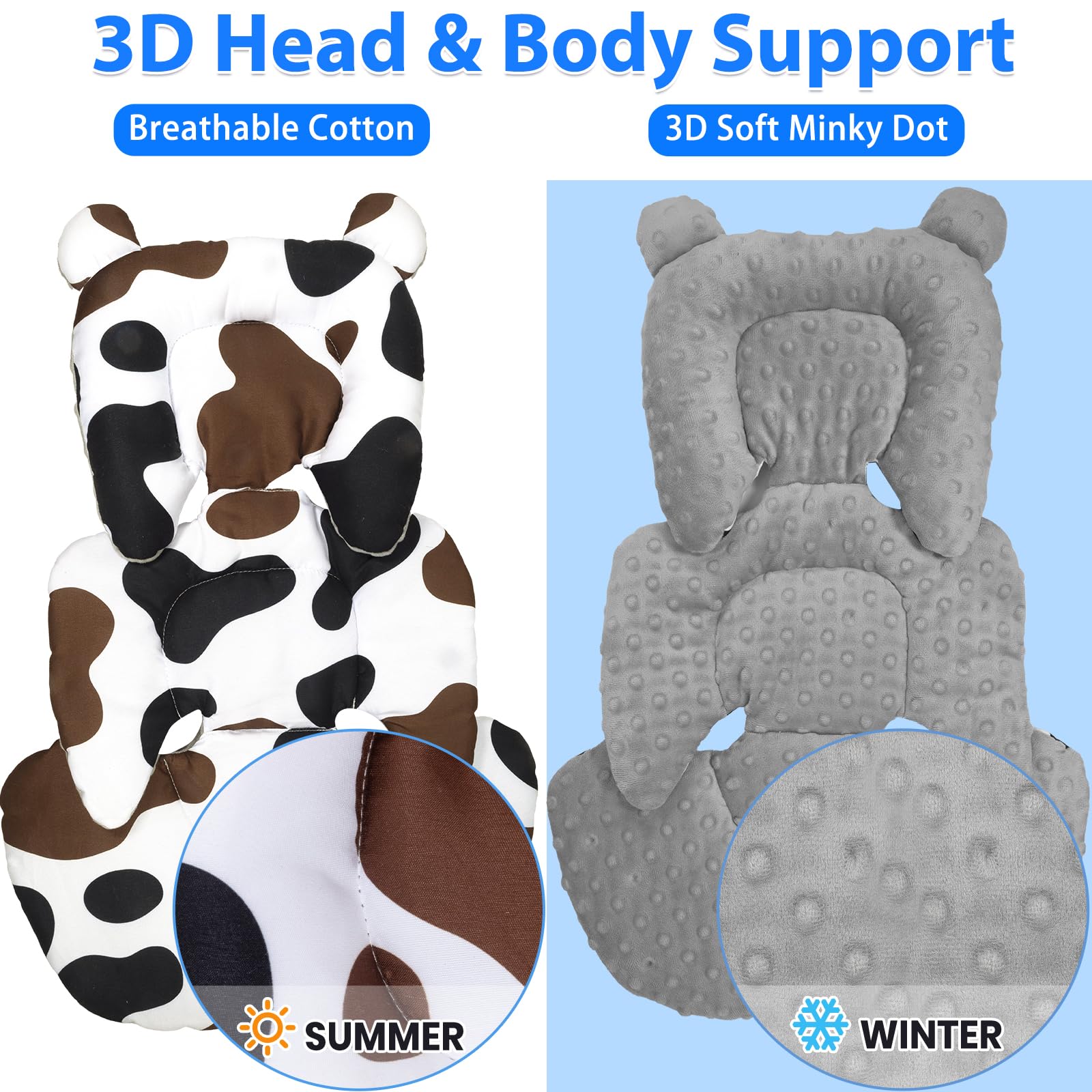 Honeau universal fit gray image emphasizes compatibility with multiple harness systems