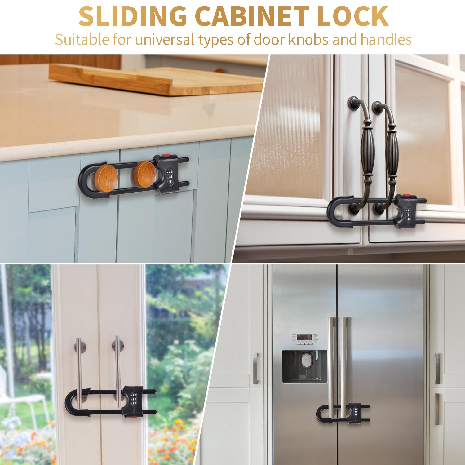 HonesaLoc smooth-edge design prevents scratches on cabinetry