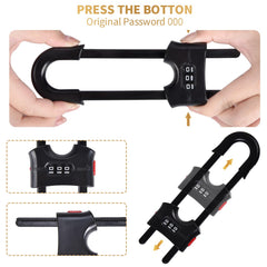 HonesaLoc upgraded double-lock buttons shown for quick code access