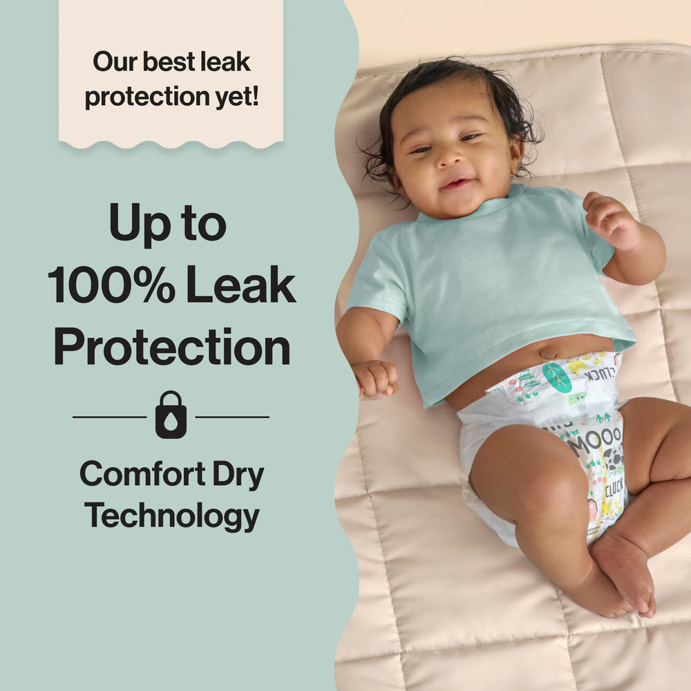 The Honest Company Clean Conscious diapers umbilical cutouts support healing bellies