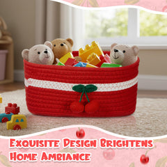 Honeydak cherry basket gift bags ribbons set highlights ready-to-gift presentation