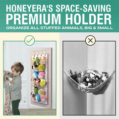 Honeyera Squishmallow Holder enables easy kid-friendly access for quick tidy-ups
