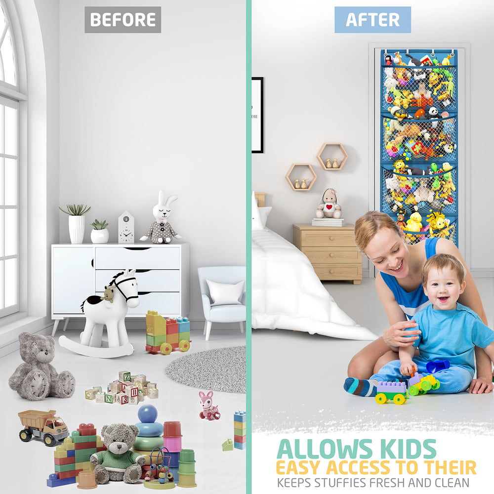 Honeyera storage door-hanging bathroom storage setup example