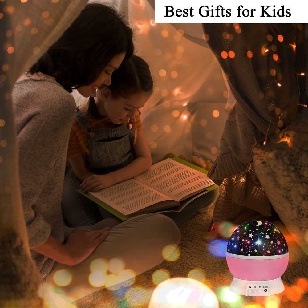 HONGID star projector battery-powered setup suits quick, mess-free play sessions.