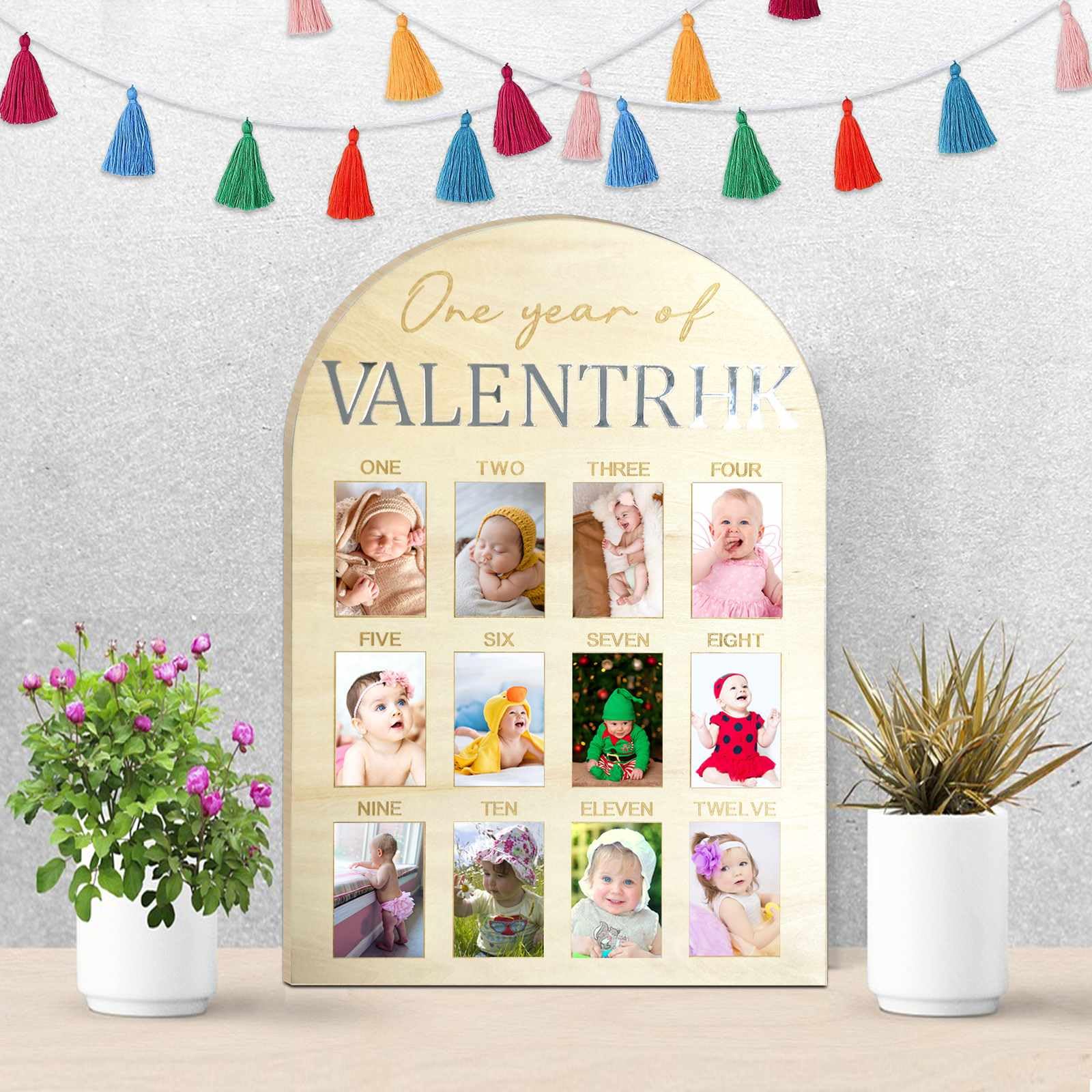 Hongpar engraved acrylic letters on frame emphasizing a thoughtful keepsake gift idea.