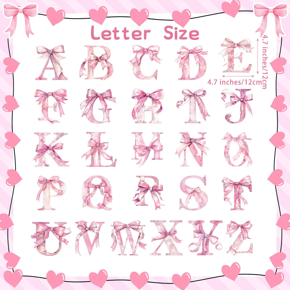 Honoson letter stickers measure 4.7 inches for clear teaching displays