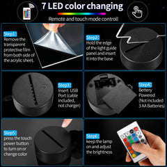 Honoson remote-control LED base for easy color and mode changes