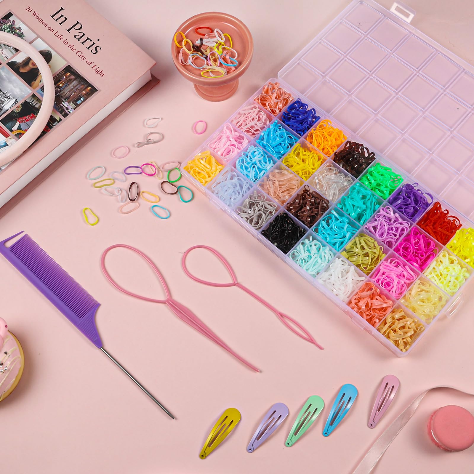 HONSIO 5-hair-clip set helps secure styles during busy mornings.