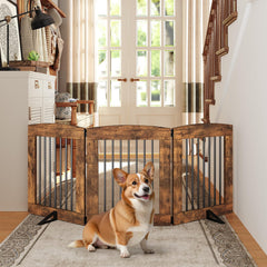 HOOBRO gate with 360-degree hinges for flexible hallway or stair placement