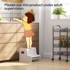 HOOBRO Step Stool base with non-slip pads improves floor grip
