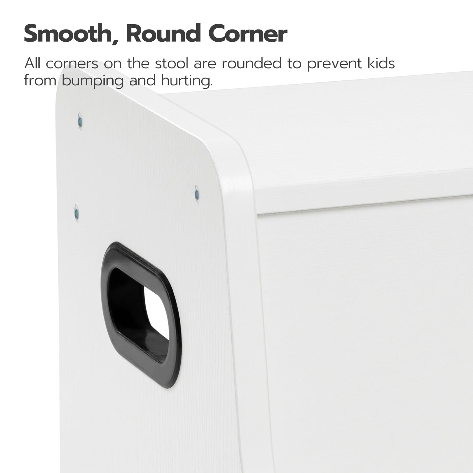 HOOBRO Step Stool portable design makes it easy to move around the home