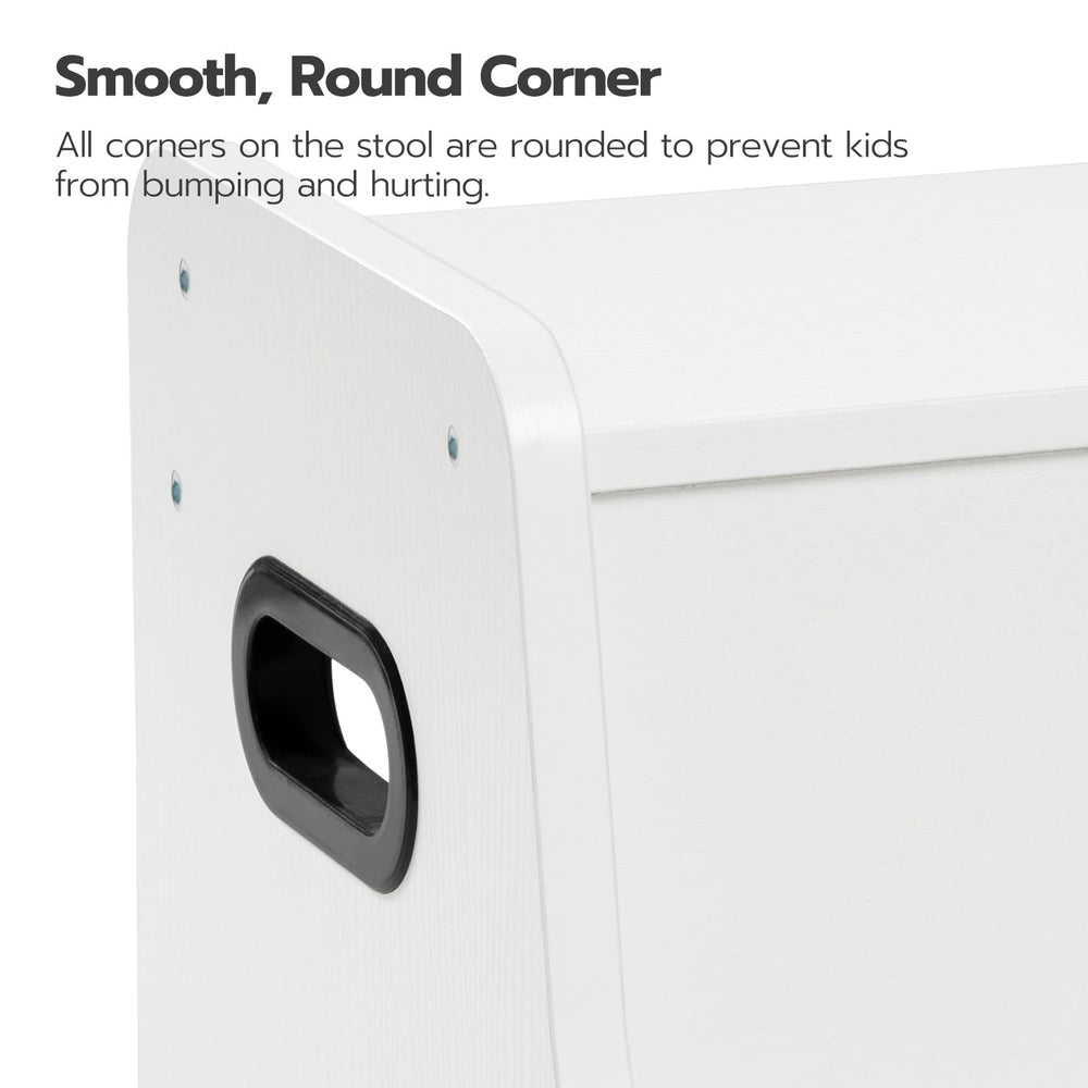 HOOBRO Step Stool portable design makes it easy to move around the home