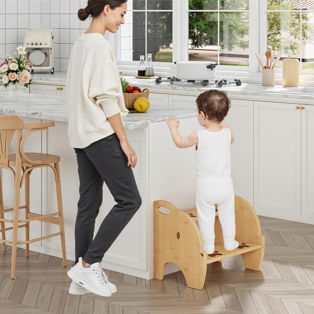 HOOBRO portable design lets you move stool between rooms.
