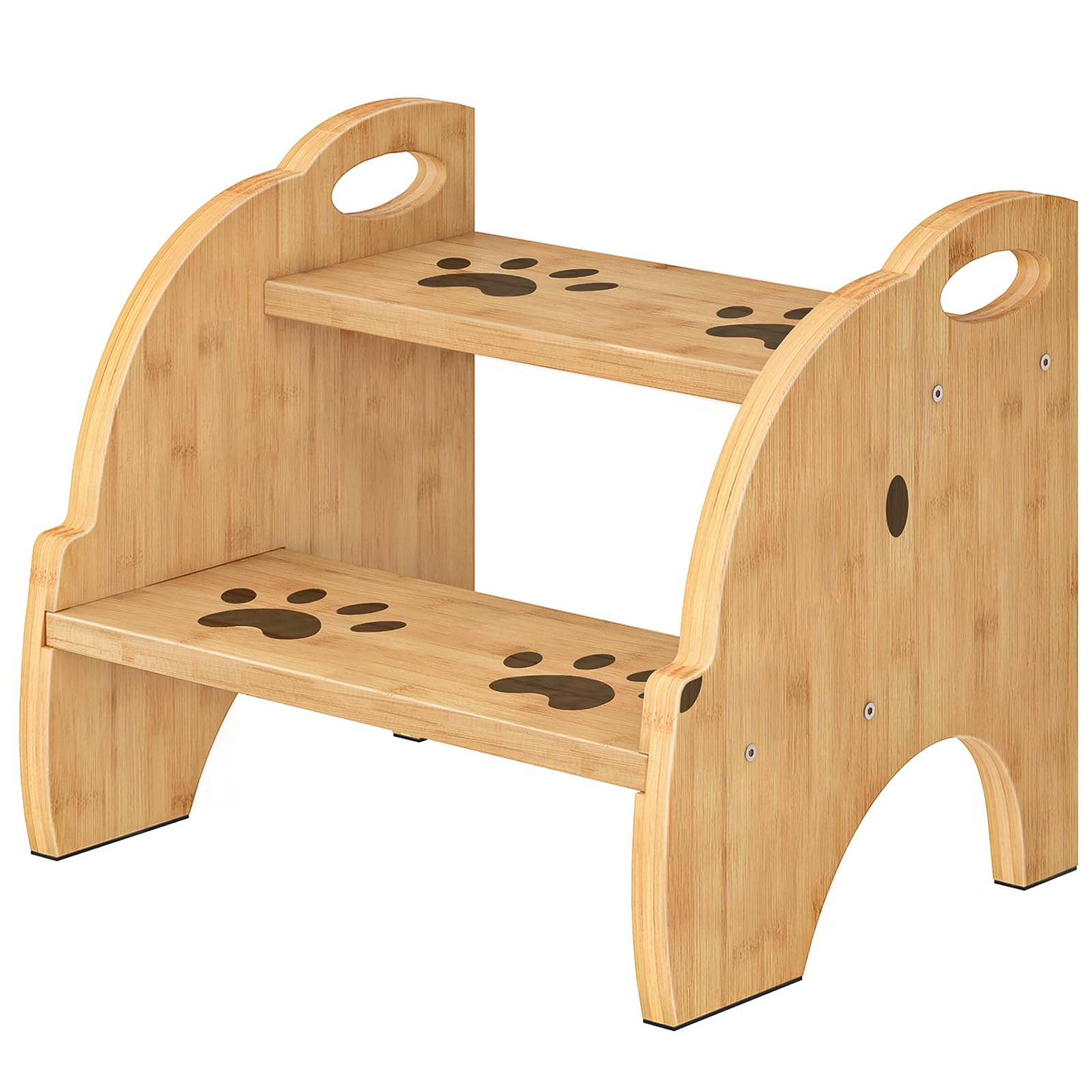 HOOBRO bear-shape toddler step stool adds playful support for daily tasks.