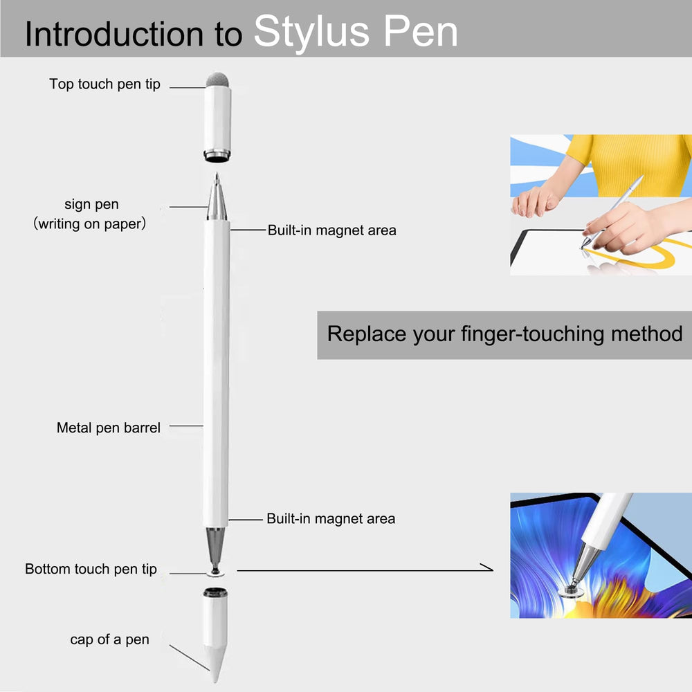 Hookmemo white marble frame left-side magnet for easy accessory placement.