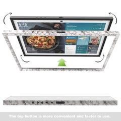 Hookmemo PET screen protector with high transparency and fingerprint resistance.
