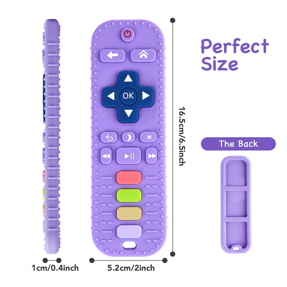 Hooku 2-pack remote teether duo ready for on-the-go teething and varied textures