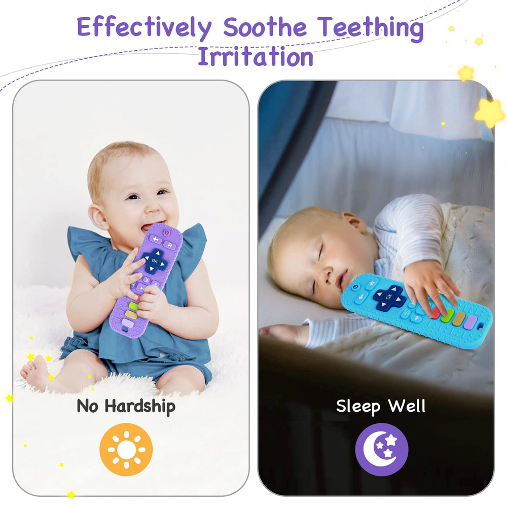 Hooku teether demonstrating dishwasher and freezer safety for easy cleaning