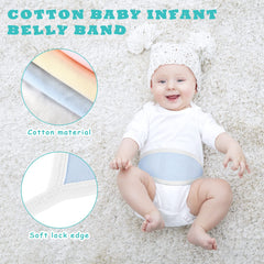 Hoolerry 8pcs pink belly band pack adds cute sleep-time styling